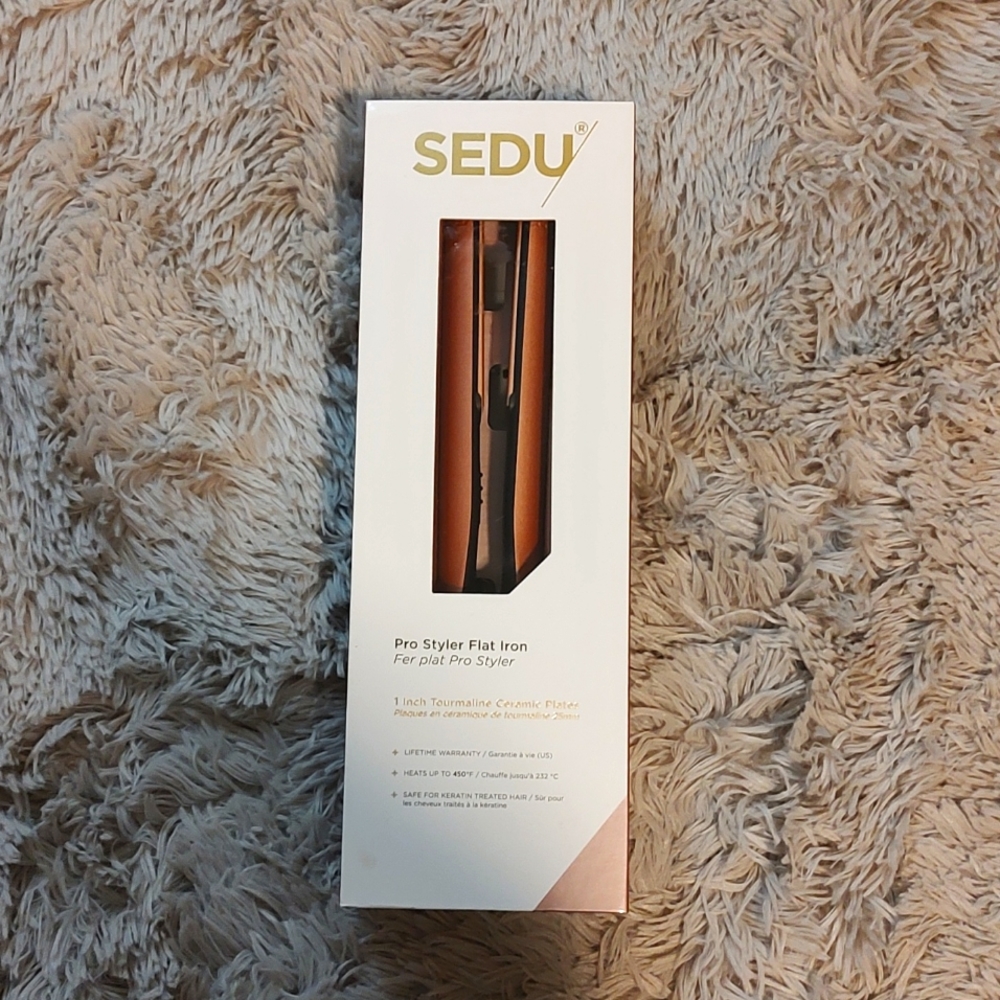 SEDU 1 inch Tourmaline Ceramic plate flat iron